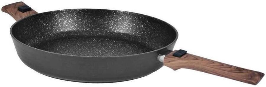 Design braadpan 32 cm met afneembare handgreep en antiaanbaklaag