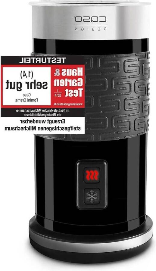 Design Milk Frother for Creamy Milk Froth Cold and Hot Ideal for Latte Macciato Cocoa High-Quality Casing Black