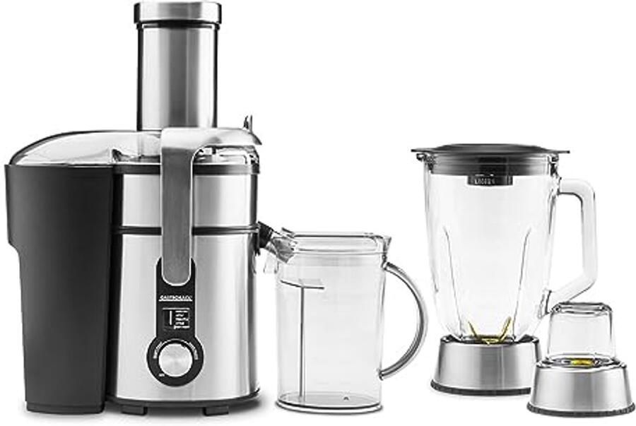 Design Multi Juicer Digitale Sapcentrifuge en Blender met Koffiemolen