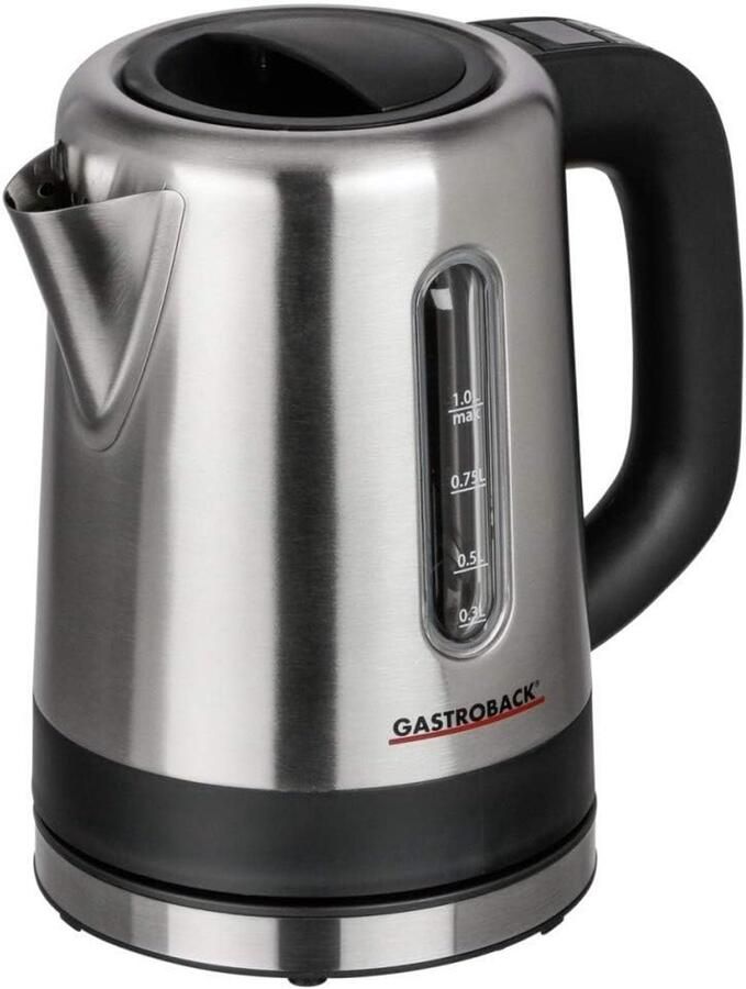 Design waterkoker Mini waterkoker Thee zetten Variabele temperatuur 1 liter Zwart