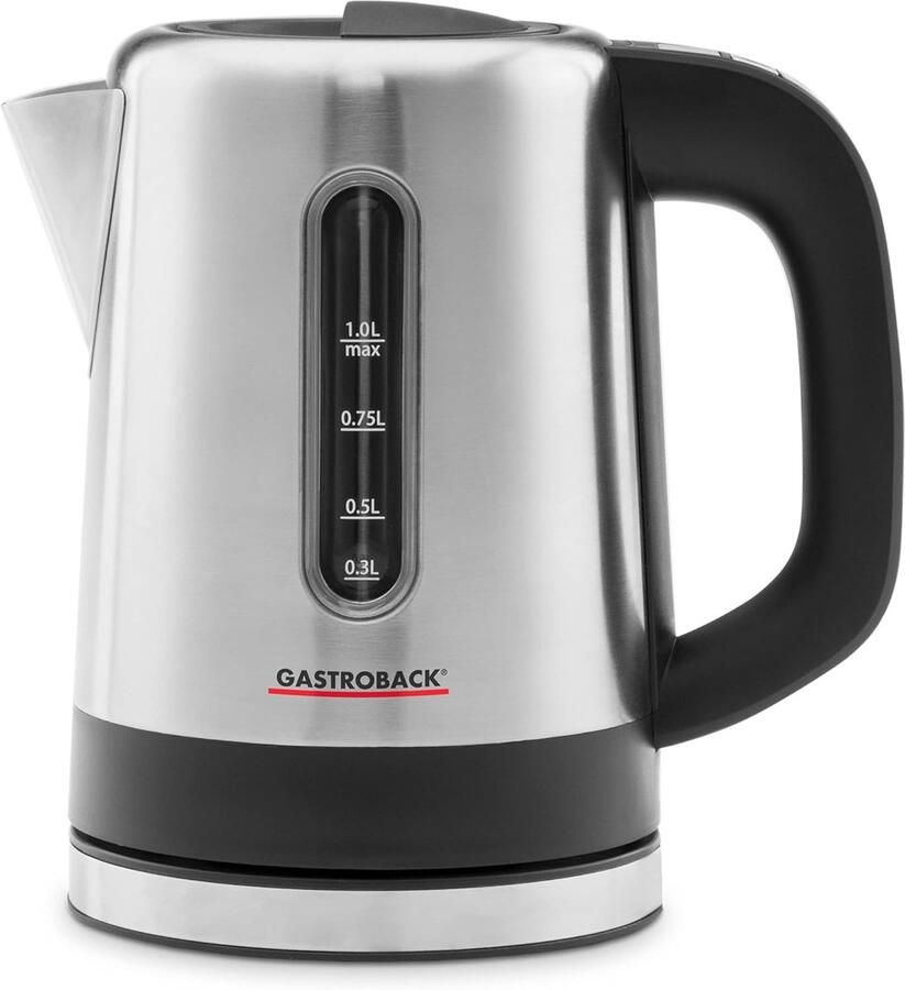 Design waterkoker Reis waterkoker Overal thee zetten Temperatuur instelbaar 1 liter Zilver