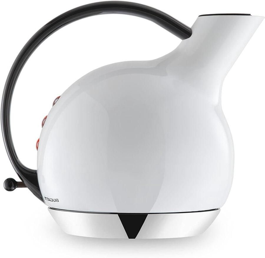 Design Waterkoker Thee Ketel Snel Water Koken Bolvormig Ontwerp 12 Liter Glanzend Wit