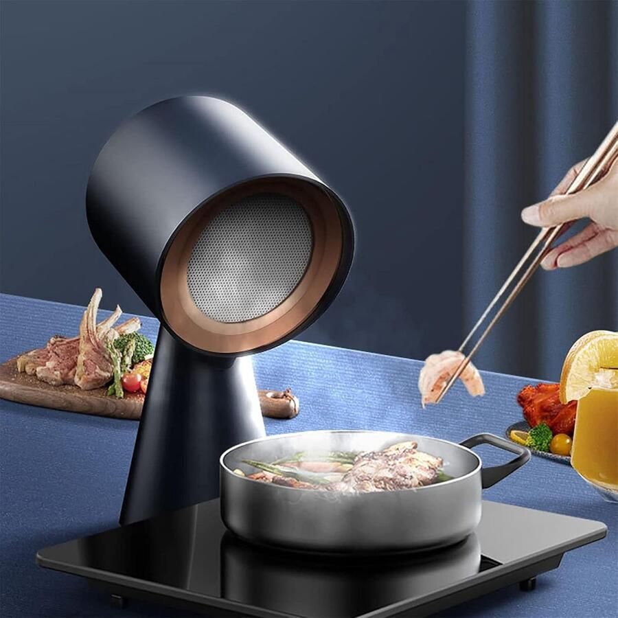 Desktop afzuigkap Mini afzuiger Frisse keuken 2 versnellingen modus 2m³ Min zuigkracht Multicolor