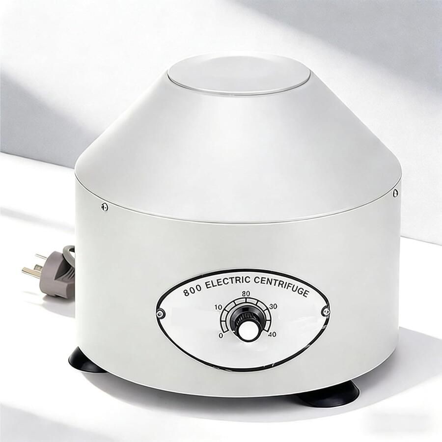 Desktop Centrifuge Laboratorium Apparaat Monster Scheiding Robuuste Metalen Bouw 6x20ml Capaciteit Zilver