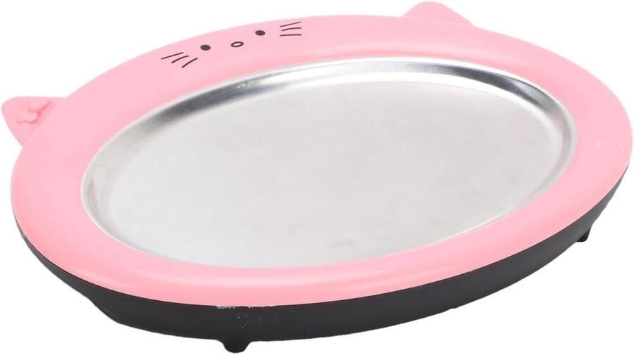 Dessert Maker IJs Machine Zelf Desserts Maken Met Kattenthema 304 Roestvrij Staal Rozeachtig