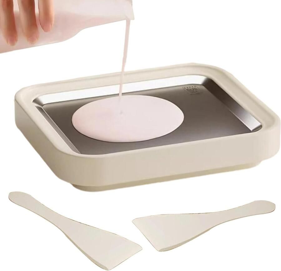 Dessert Maker IJspret Plaat Snelle Desserts Maken Geen Elektriciteit Nodig 26cm Diameter
