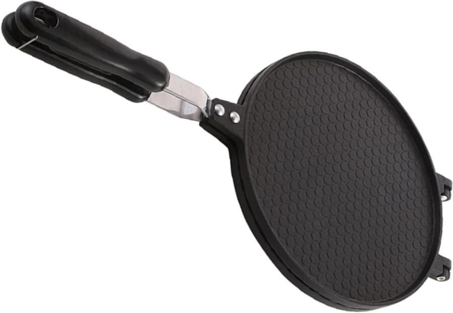 Dessert Maker Wafelijzer Cone Snacks Maken Antiaanbaklaag 17 cm Breed Zwart