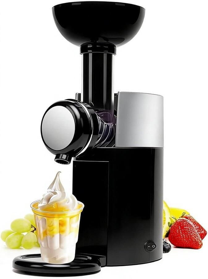 Dessertmaker IJs machine Zelf ijs maken Gezonde traktaties 500ml Zwart