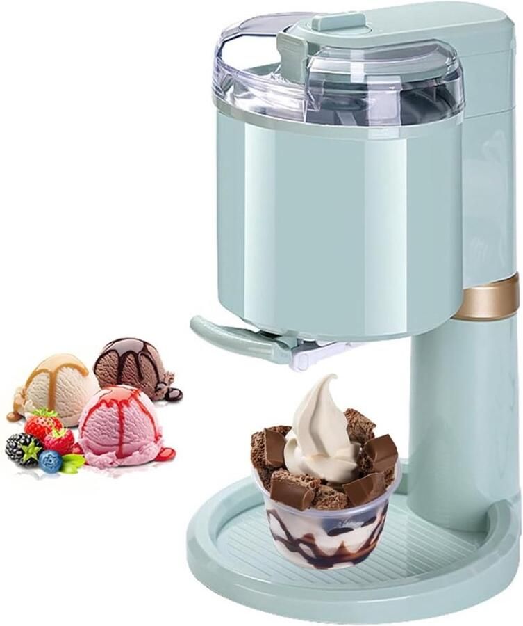 Dessertmaker IJsmachine Sorbetmaker Zelf Desserts Maken Gezonde Fruit Desserts 1000 ml Wit