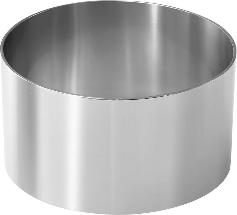 Dessertringen Set van 2 Voedselpresentatieringen 6cm en 8cm van Roestvrij Staal - Foto 2