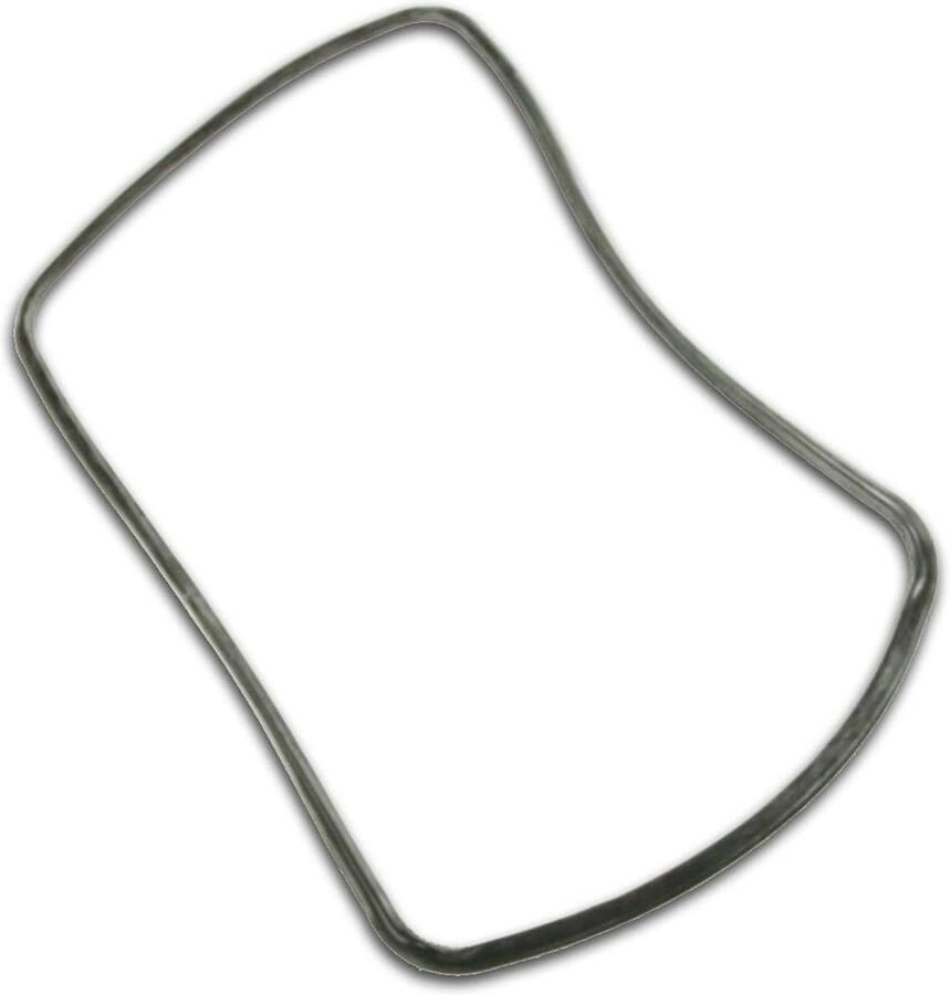Deurafdichting Oven Ovenrubber Ovenrand Ovenonderhoud Metaal Versterkt Standaard Maat Zwart
