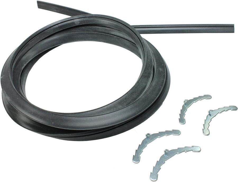 Deurafdichting Oven Rubber Pakking Fornuis Oven Reparatie Afgeronde Hoekclips 196cm Zwart