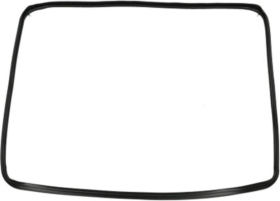 Deurrubber Oven Ovenpakking Fornuis Oven Reparatie Compleet met Clips 430 mm x 360 mm Zwart