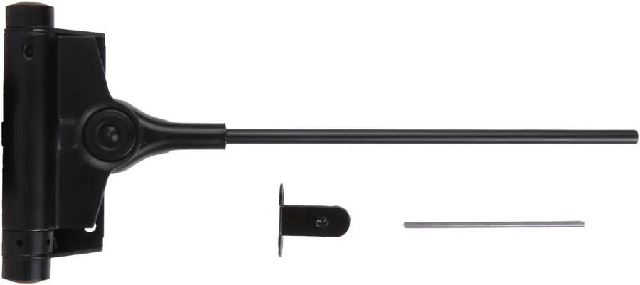 Deursluiter (40 kg) veer zwart 25 kg 40 kg 60 kg 80 kg sluitkracht automatische deursluiter voor buiten tuinpoort
