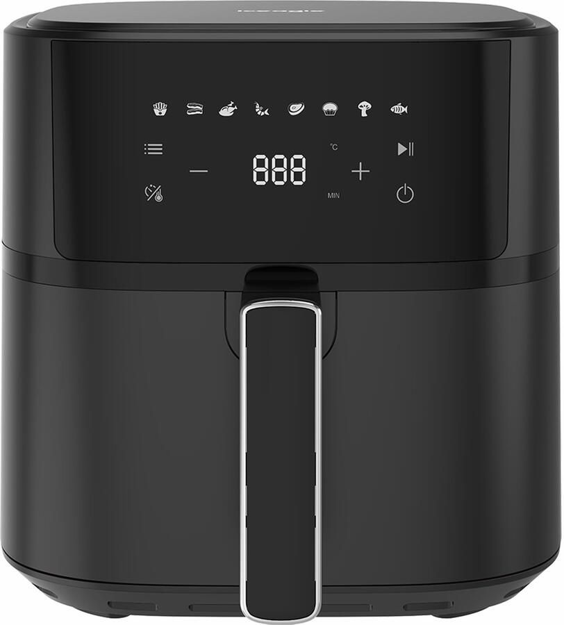 Dewelling Kompakt 6 5L XL Heteluchtfriteuse met Metalen Binnenmand 1700W – Knapperige en Malse Resultaten met Weinig Olie met Anti-aanbaklaag en Vaatwasmachinebestendig - Foto 2