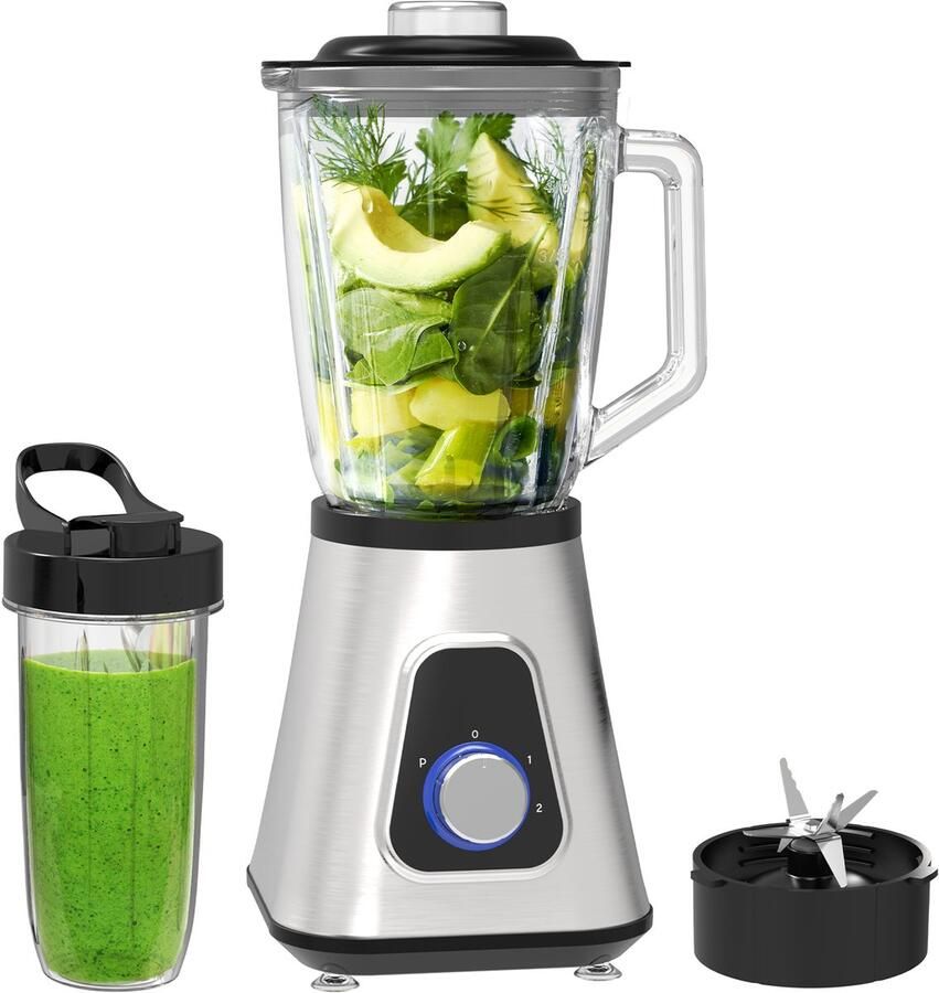 Dewelling SF701 Standmixer Smoothie Maker – Elektrische Blender 1300W 22.000 t min voor een gladde mix