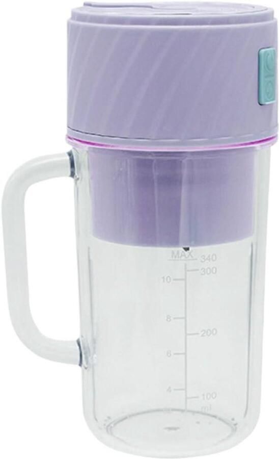 Deze draagbare oplaadbare blender met rietje is perfect voor in de keuken op de studentenkamer in de sportschool op reis tijdens het kamperen en bij een picknick