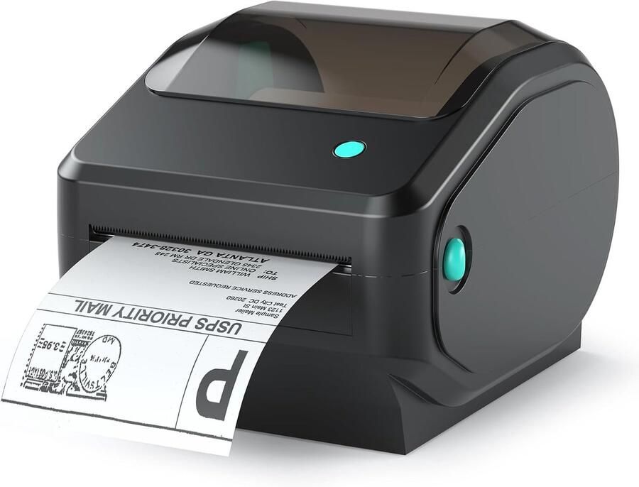 DHL Labelprinter thermische printer 4 x 6 verzendlabelprinter labelprinter papieropslag met grote capaciteit USB Bluetooth (mobiel) verzendlabels printer voor etiketten