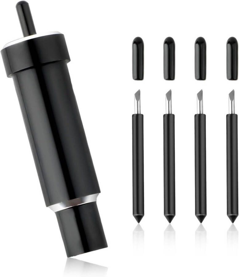 Diep snijblad voor snijmachine Compatibel met snijmachine Fijn punt Bladen met behuizing Snijblad voor nauwkeurig snijwerk Voor hobbyisten DIY-projecten