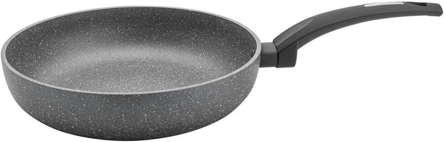 Diepe Aluminium Koekenpan 26 cm met Krasbestendige Steencoating Geschikt voor Inductie