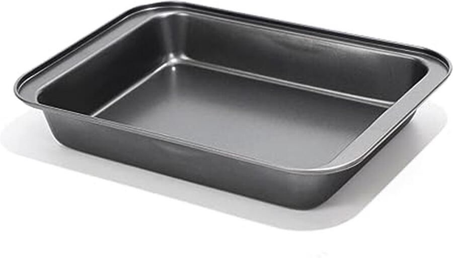 Diepe Bakplaat Bakvorm Koolstofstaal Bakken en Grillen Antiaanbaklaag Hoge Zijkanten 30 x 20 x 5 cm