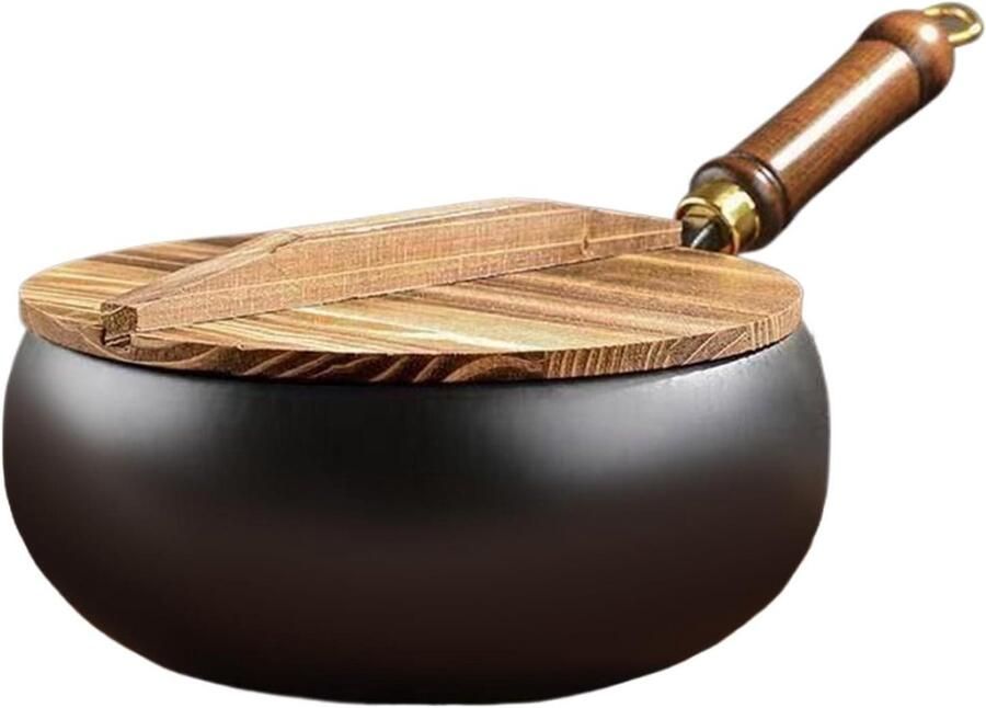 Diepe Braadpan IJzeren Pan Gezond Koken Antiaanbaklaag 24 cm Niet gespecificeerd