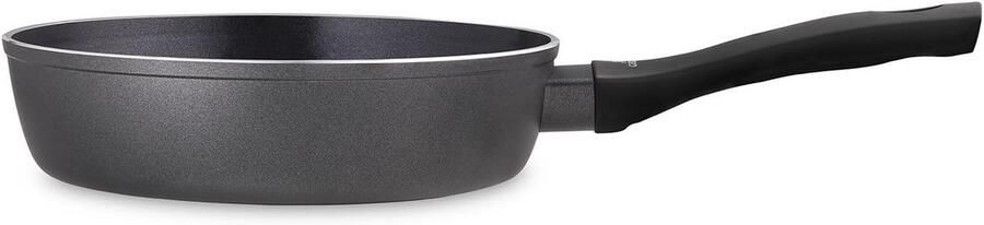 Diepe braadpan met keramische coating 24 cm zwart