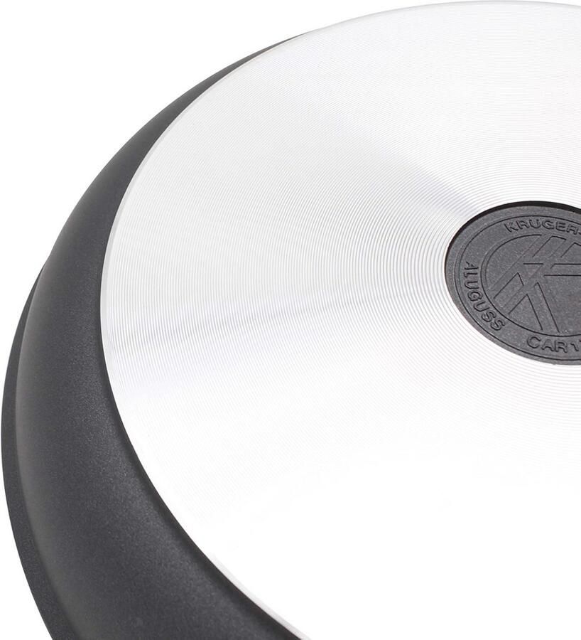 Diepe Braadpan van Gietaluminium 24 cm Anti-aanbaklaag Geschikt voor Alle Kookplaten Behalve Inductie