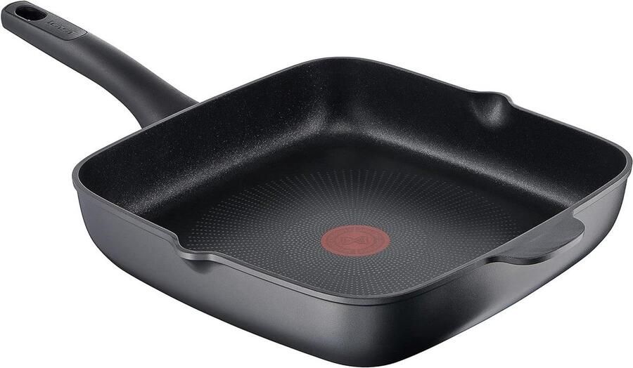 Diepe Braadpan Vierkante Pan Koken aan Tafel Thermo-signaal Indicator N.v.t. Zwart