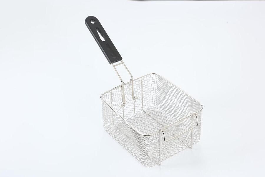Diepe Frituurpan Elektrische Frituur Lekkere Snacks Maken Instelbare Temperatuur 2 Liter Wit