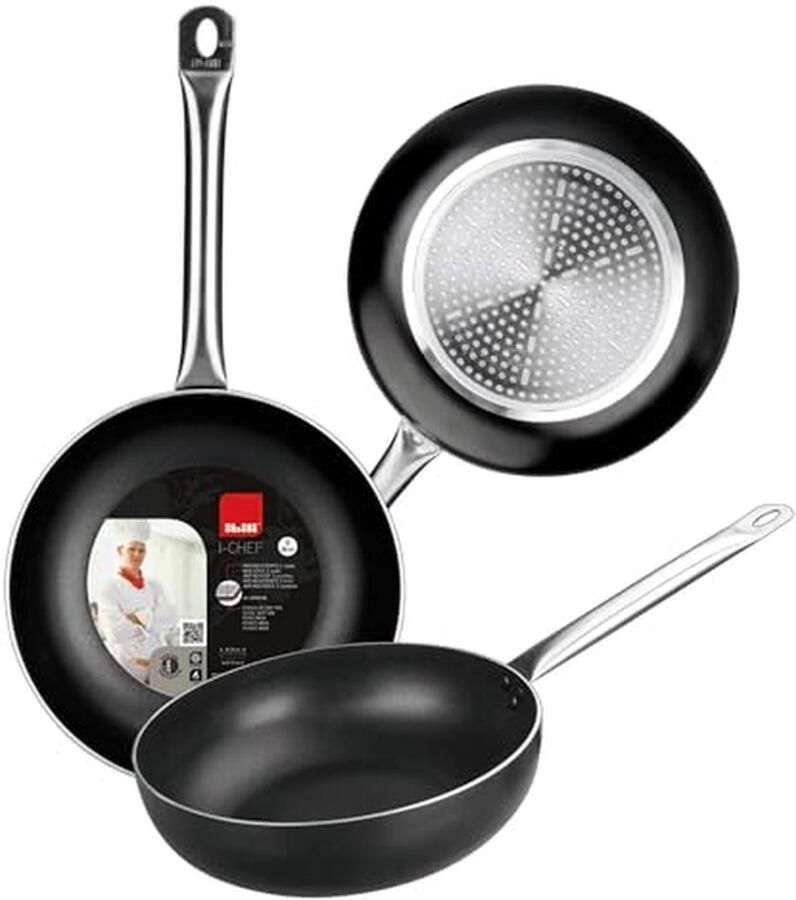 Diepe koekenpan 32 cm Aluminium Antiaanbaklaag Geschikt voor inductie