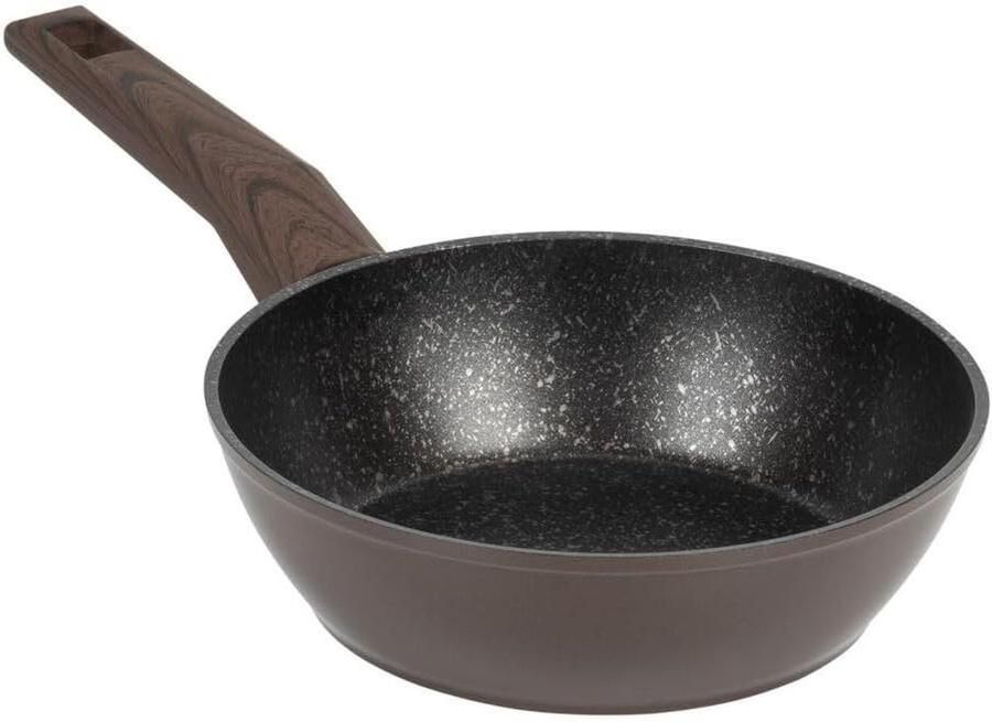 Diepe Pan 20 cm Gesmeed Aluminium Anti-aanbak 4-laags Geschikt voor Inductie en Alle Kookplaten - Foto 2