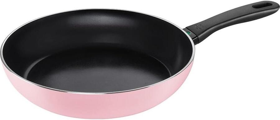Diepe Pan Koekenpan Keramisch Lekkere Maaltijden Bereiden Krasbestendige Coating 28 cm Roze