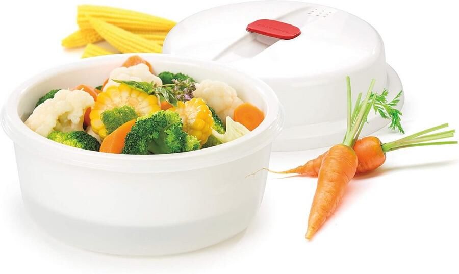 Diepe Pot voor Magnetron met Stoomfunctie 9 4 x 8 2 x 5 4 inch