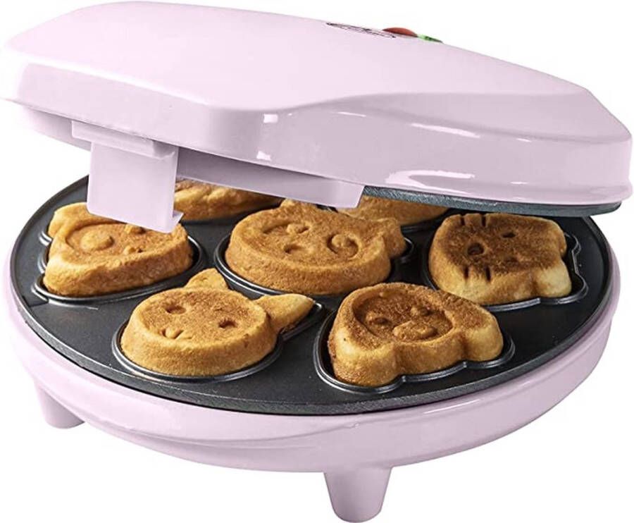 Diervormen Wafelijzer met anti aanbaklaag wafelmaker indicatielamoje keukenapparaat keuken accessoires cakemaker beslag bakker mini cakes mini wafels cadeau ontbijtmaker - Foto 2