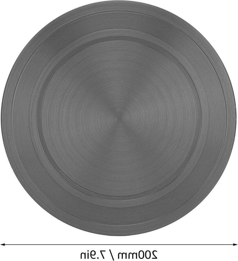 Diffusorplaat van 20 cm van Aluminium voor Inductiekookplaat en Gasfornuis Warmteverspreider en Simmer Ring voor Efficiënt Koken