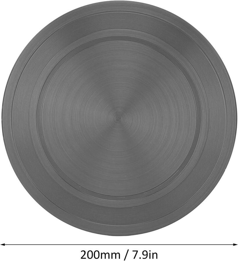 Diffusorplaat van 20 cm van Aluminium voor Inductiekookplaten en Gasfornuizen Warmteverspreider en Vlambeveiliger voor Koken