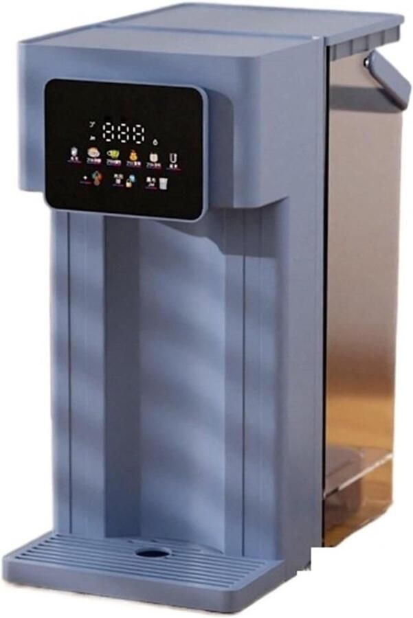 Digitaal Scherm Instant Waterdispenser Desktop Hot Dinking Fontein Theemaker Thermische Isolatie Verwarming Waterkoker Boiler Stille Werking(Blue)