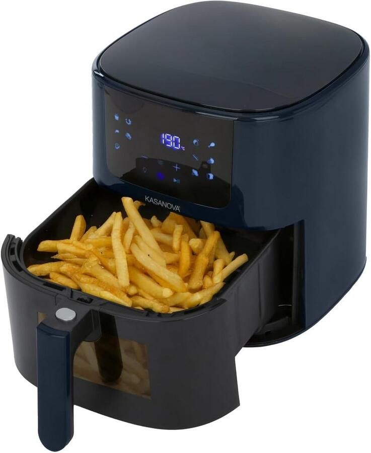 Digitale Airfryer 5 Liter Met 12 Programma's en Kijkvenster