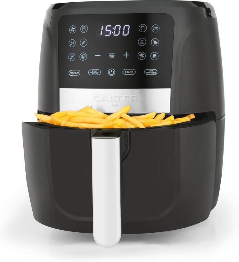 Digitale Airfryer 5.7L Gezond Koken met 12 Functies en LED Display