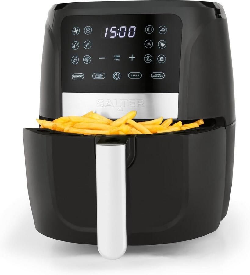 Digitale Airfryer 5.7L Gezond Koken met 12 Functies en LED Display