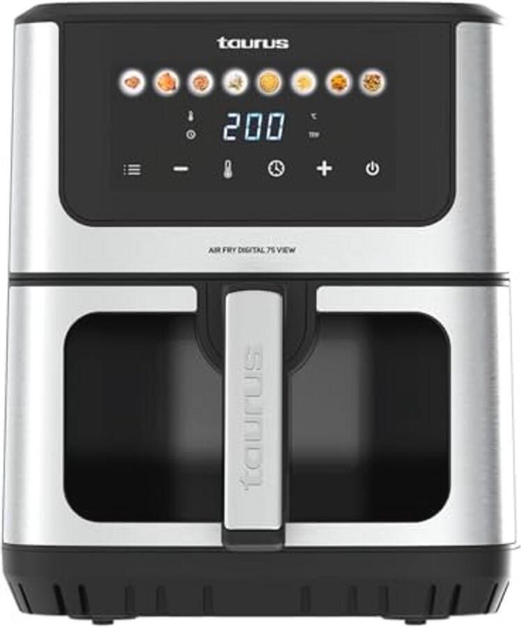 Digitale Airfryer 6 5L met 8 programma s en Touchscreen