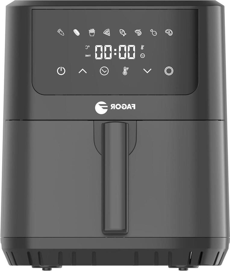 Digitale Airfryer Heteluchtfriteuse Gezond Frituren Grote Capaciteit 6.5 Liter Zwart