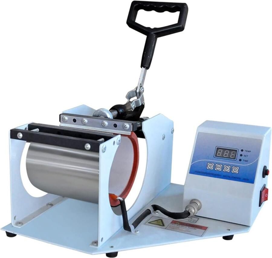 Digitale Beker Machine Transfer Printer Foto's Printen Uniforme Verwarming 34x34x24 cm Zwart
