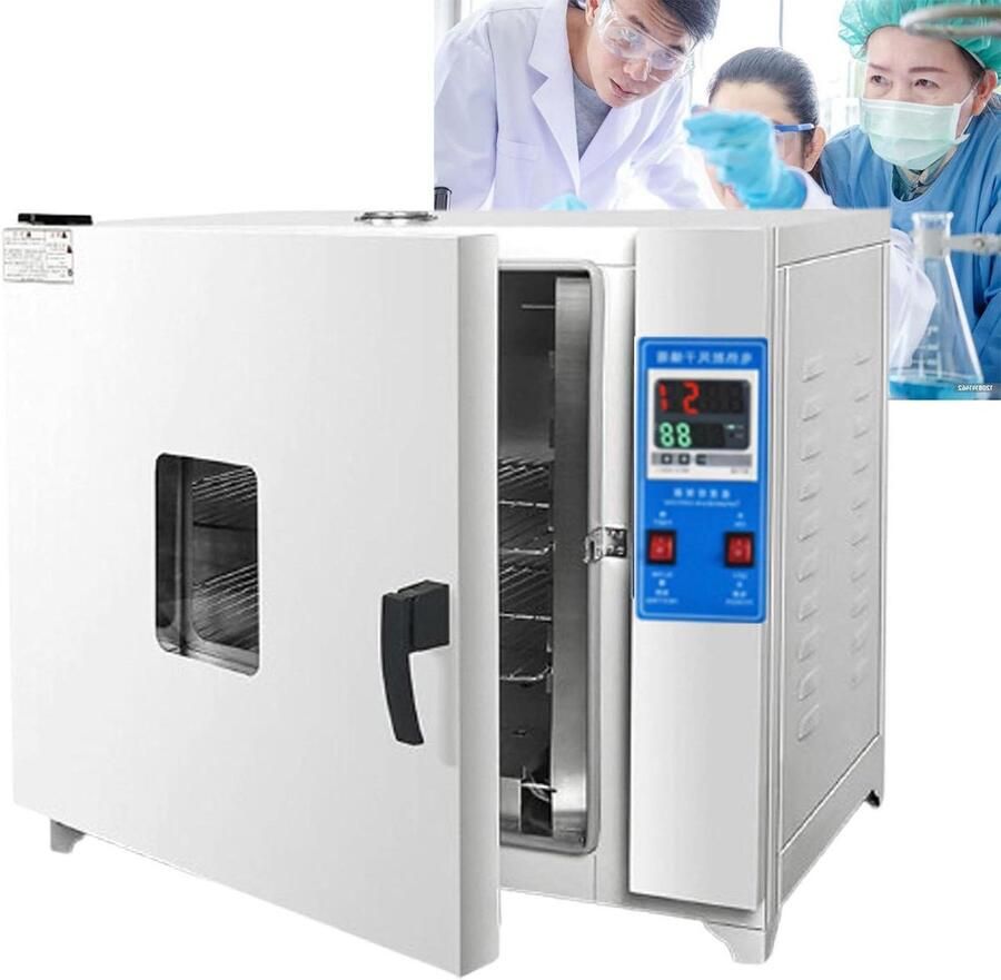 Digitale droogoven Industriële oven Laboratorium testen Intelligente temperatuurregeling 15 liter Zilver