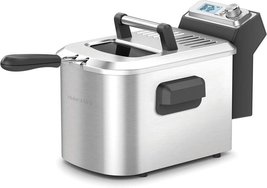 Digitale Frituurpan Keuken Frituur Lekkere Snacks Maken Koude Zone Technologie 4 Liter Inhoud Roestvrij Staal