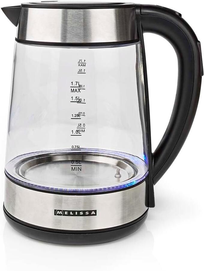 Digitale Glazen Waterkoker Elektrische Ketel Snel Water Verwarmen Variabele Temperatuur 17 Liter 2200 Watt Glas