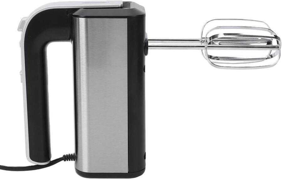 Digitale Handmixer Keukenmixer Bakken en Koken Instelbare Snelheid 13.5x8x19.5cm Zilver