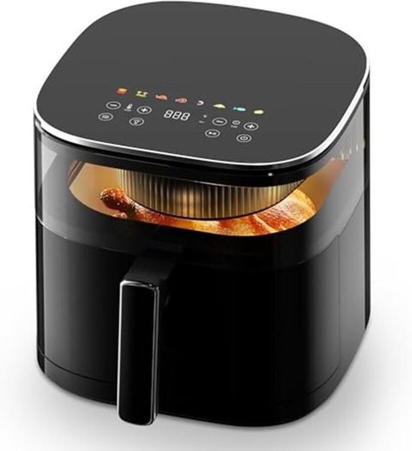 Digitale Heteluchtfriteuse 5 7L met Touch Display en 8 Voorinstellingen