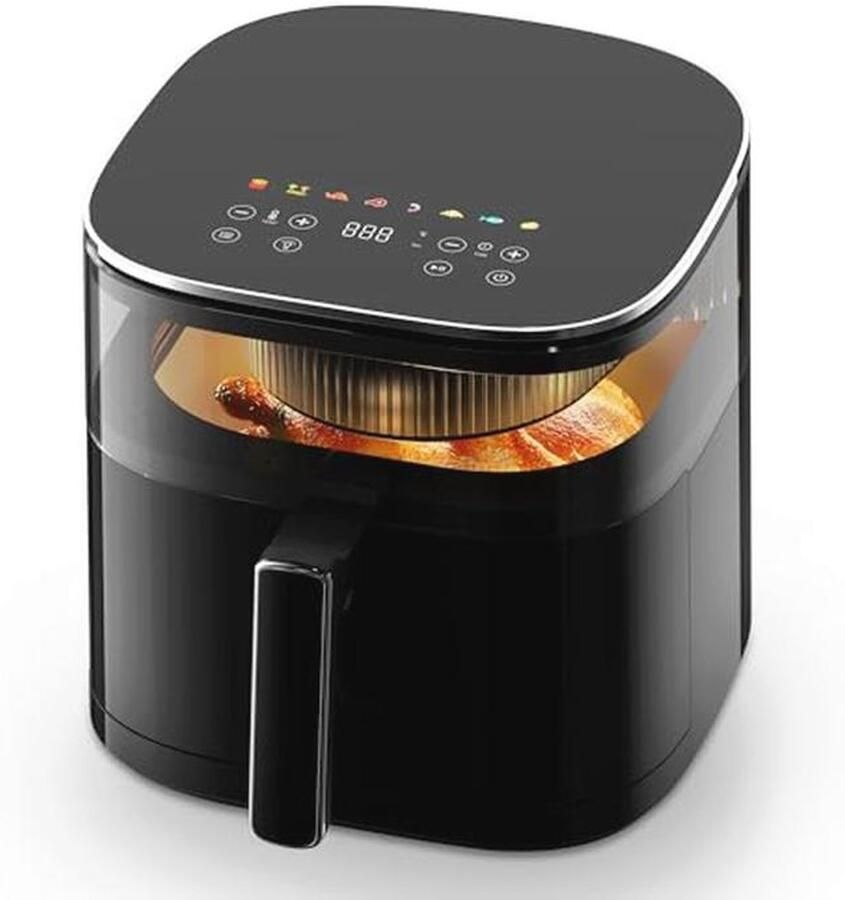 Digitale Heteluchtfriteuse 5 7L met Touch Display en 8 Voorinstellingen